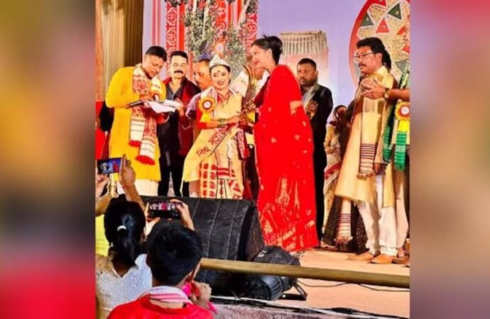 Assam: Pratiksha Rani Borgohain crowned Bihu Samragi 2023