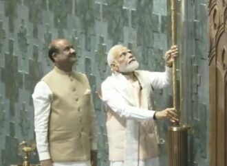 PM Modi Inaugurates New Parliament Building, Installs ‘Sengol’