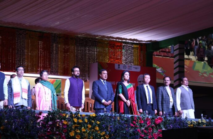 উত্তৰ-পূবৰ ৰাজ্যসমূহত অনুষ্ঠিত হৈ থকা খেলো ইণ্ডিয়া বিশ্ববিদ্যালয় ক্ৰীড়াৰ উদ্বোধনী অনুষ্ঠানত সম্বোধন প্ৰধানমন্ত্ৰী মোদীৰ