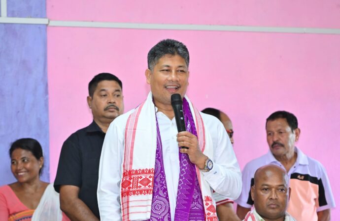 বিহালীত মন্ত্ৰী পীযুষ হাজৰীকা, কেন্দ্ৰীয় মন্ত্ৰী পৱিত্ৰ মাৰ্ঘেৰিটাৰ জোৰদাৰ নিৰ্বাচনী প্ৰচাৰ